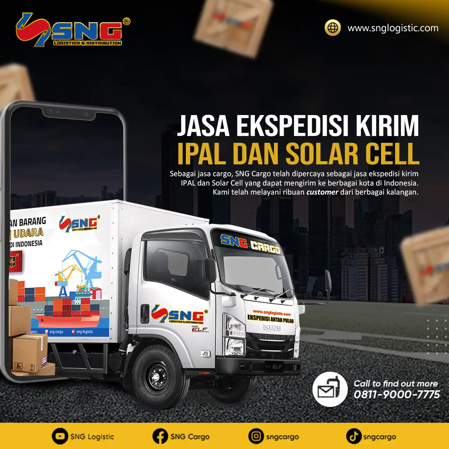Jasa Ekspedisi Kirim IPAL dan Solar Cell